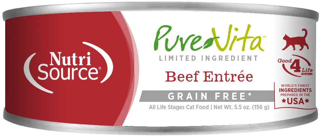 Nutrisource® Purevita™ Beef Entrée Limited Ingredient Wet Cat Food 1
