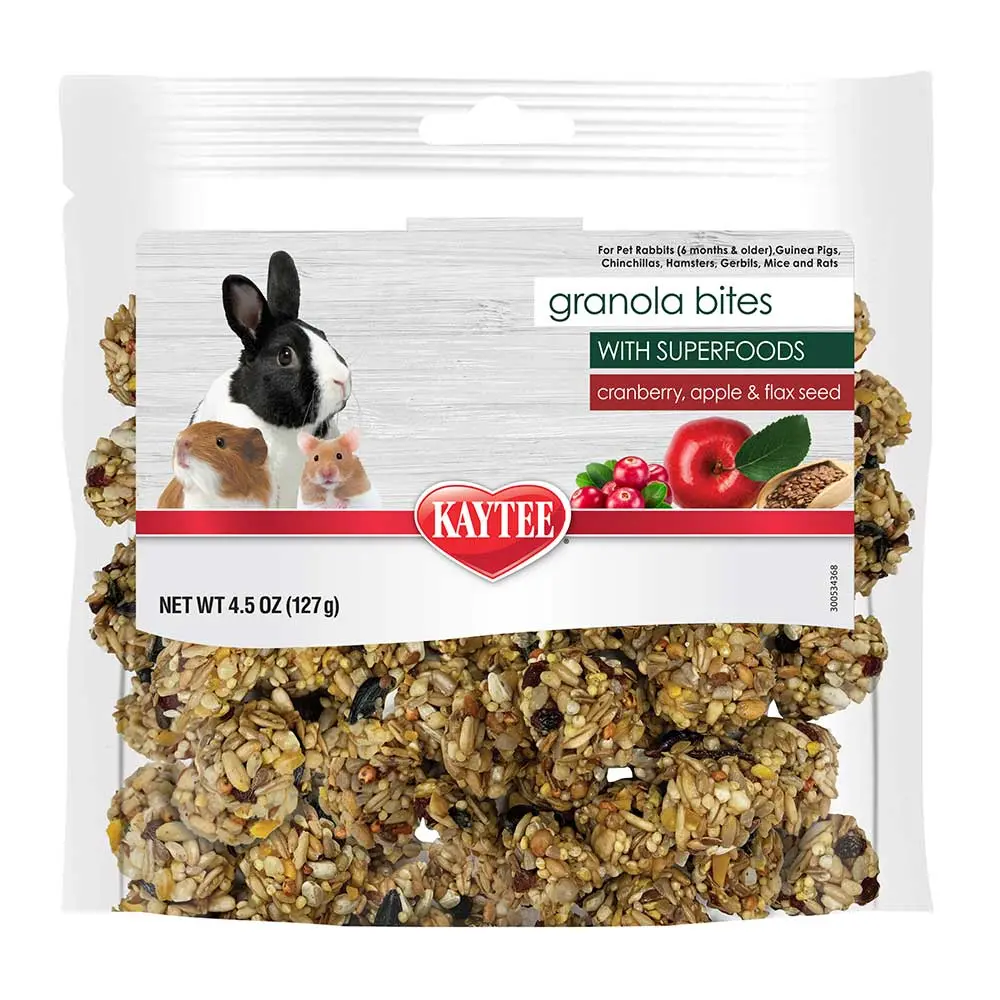 Kaytee Granola Bites With Superfoods Cranberry Apple And Flax 1