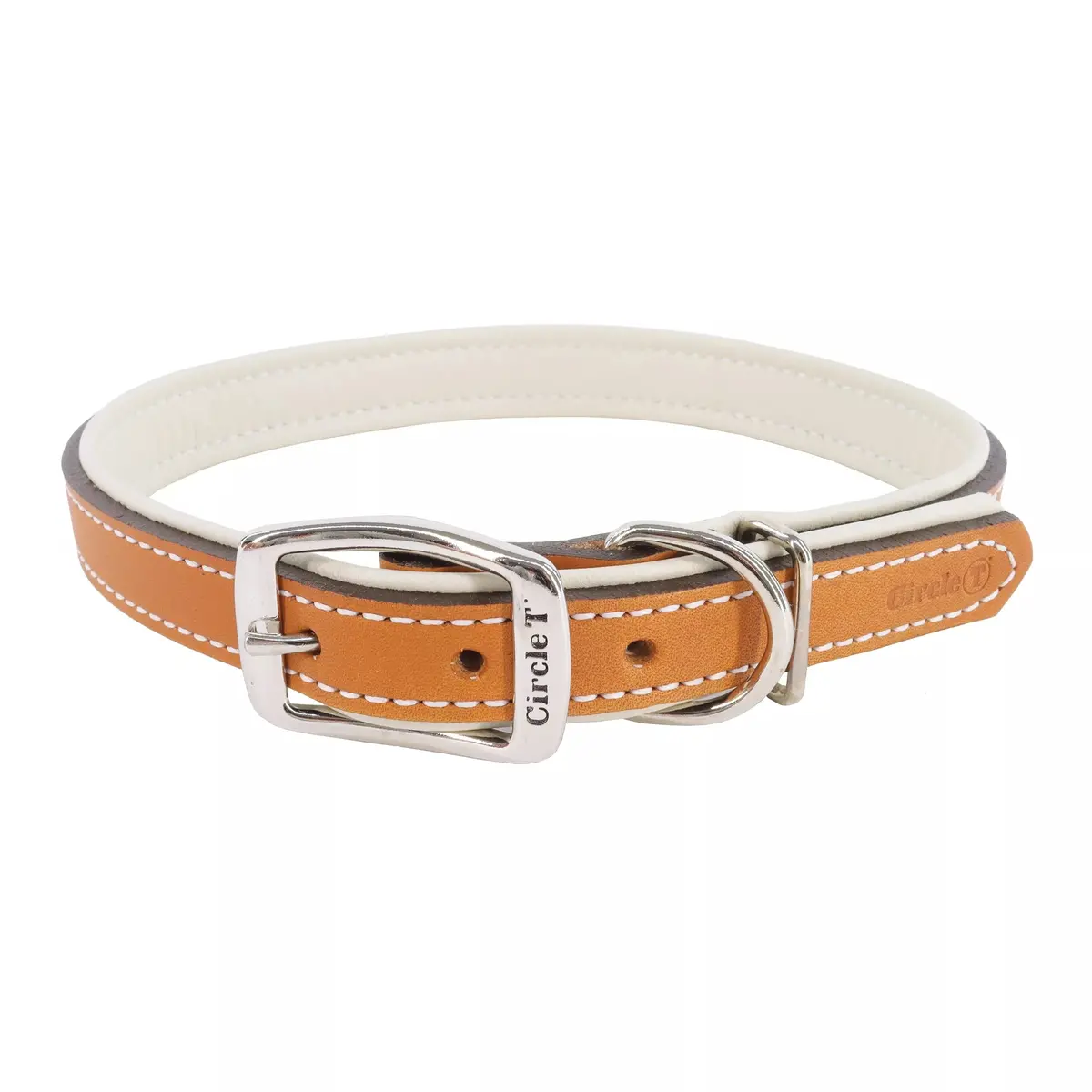 Coastal Pet Circle T Layered Fashion Leather Dog Collar 4