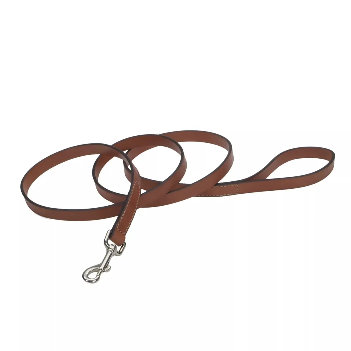 Coastal Pet Circle T Oak Tanned Leather Dog Leash 1