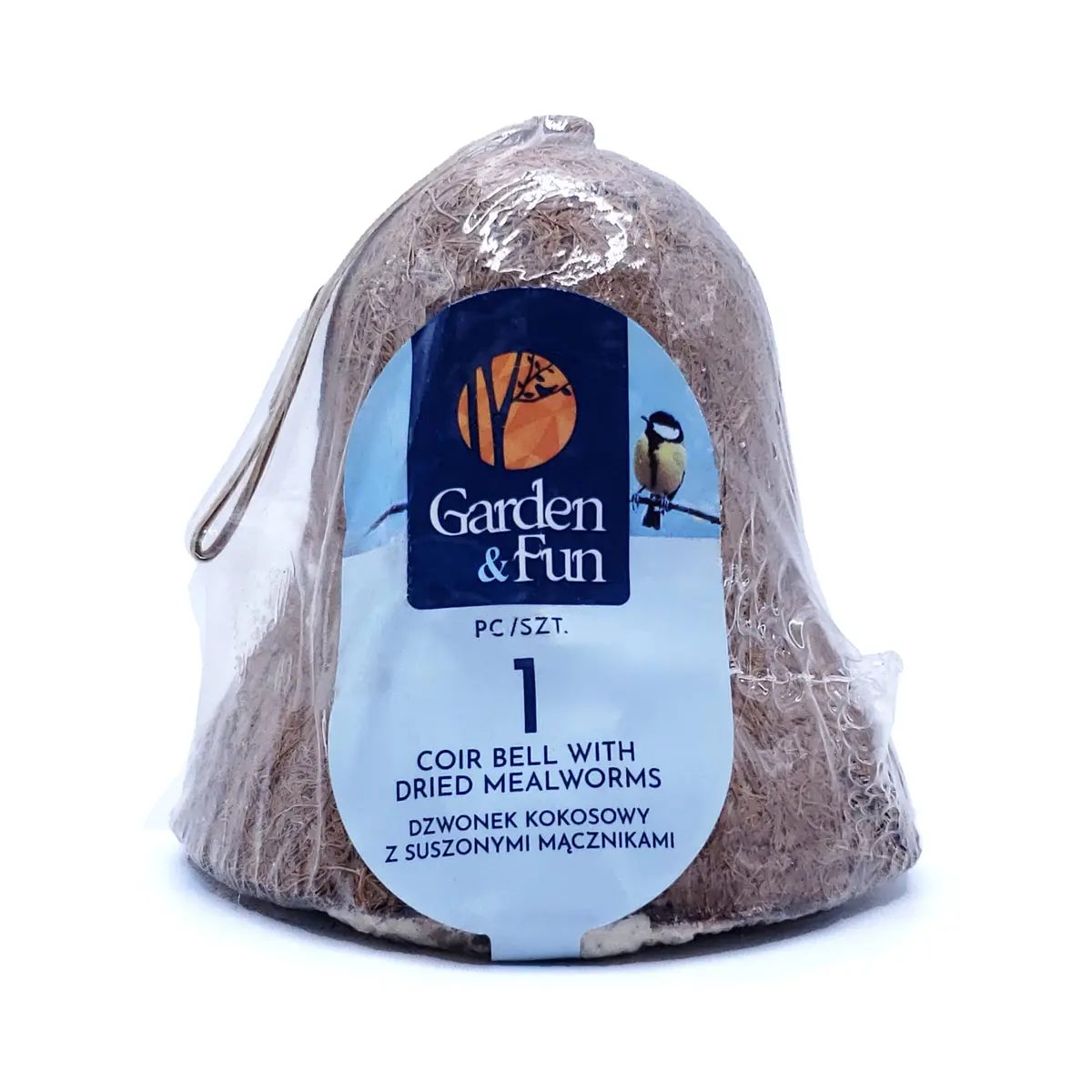 A&E Cage Garden Fun Cocofiber Suet Bell 1