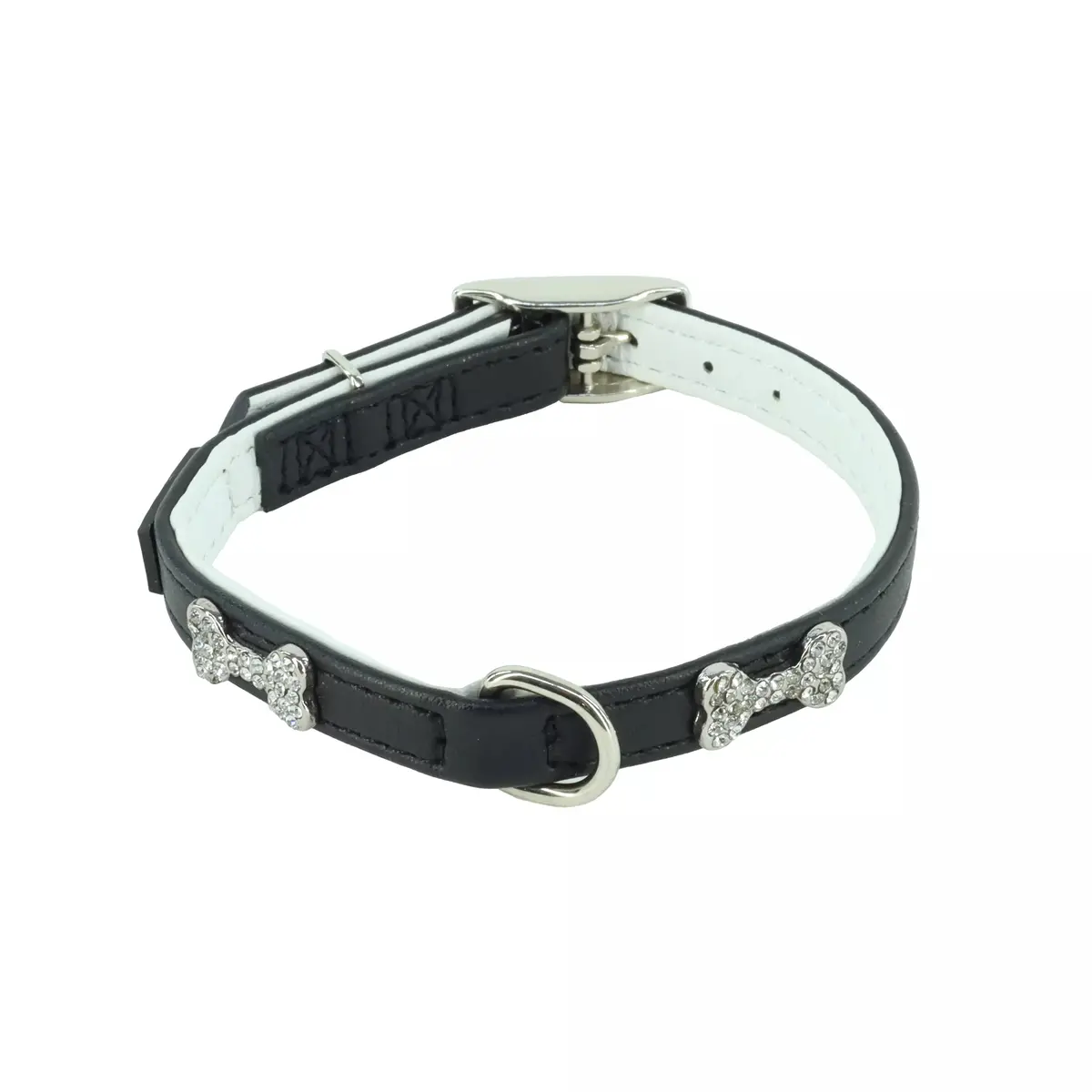 Coastal Pet Li'l Pals By Coastal Posh B'dazzled Bone Dog Collars 1