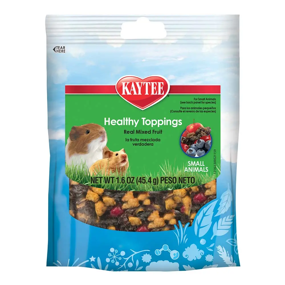 Kaytee Fiesta Healthy Toppings Mixed Fruit Treat For Small Animals 1