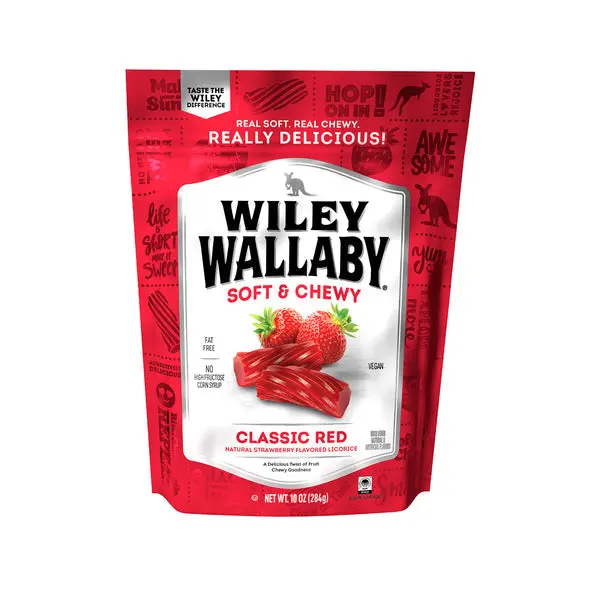 Wiley Wallaby Gourmet Classic Red Licorice 1