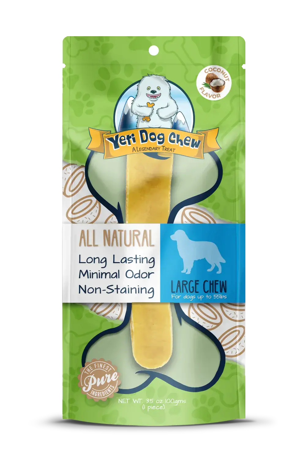 Yeti Flavored Dog Chews Strawberry 1