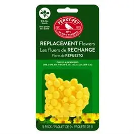 9-Pack Replacement Yellow Feeder Flowers 1