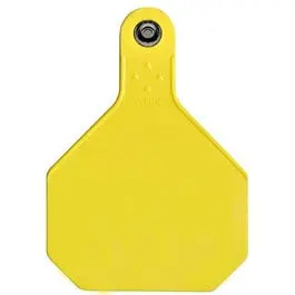 All American Livestock Tag, Blank, Large, Yellow, 25-Pk. 1