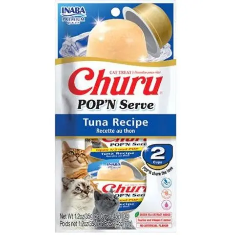 Inaba Churu Tuna Recipe Pop'n Serve Cat Treat 1