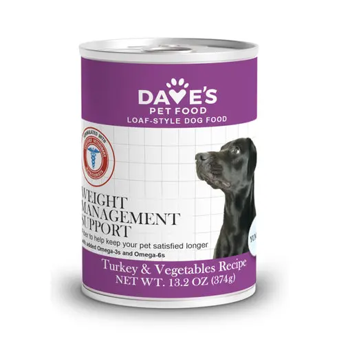 Dave's Restricted Weight Management, Turkey & Vegetables Recipe For Dogs 1