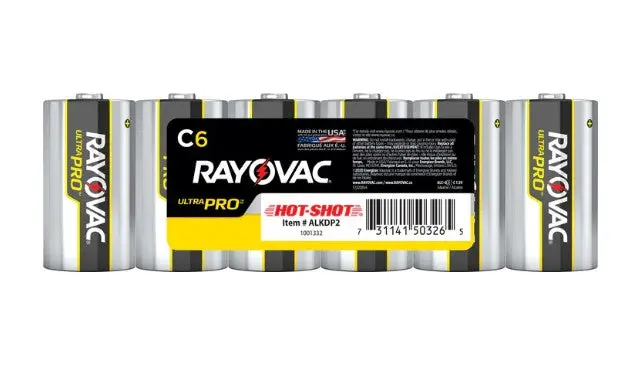 Miller Ultrapro Alkaline Batteries - Size C For Hot-Shot 1