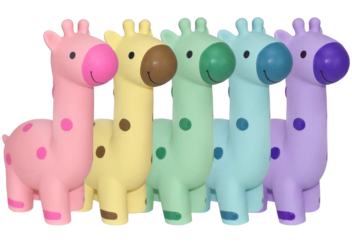 Mulitpet Giraffes Dog Toy 1