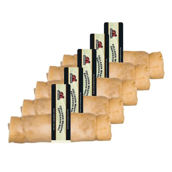Redbarn New! Collagen Wrapped Esophagus Roll 1