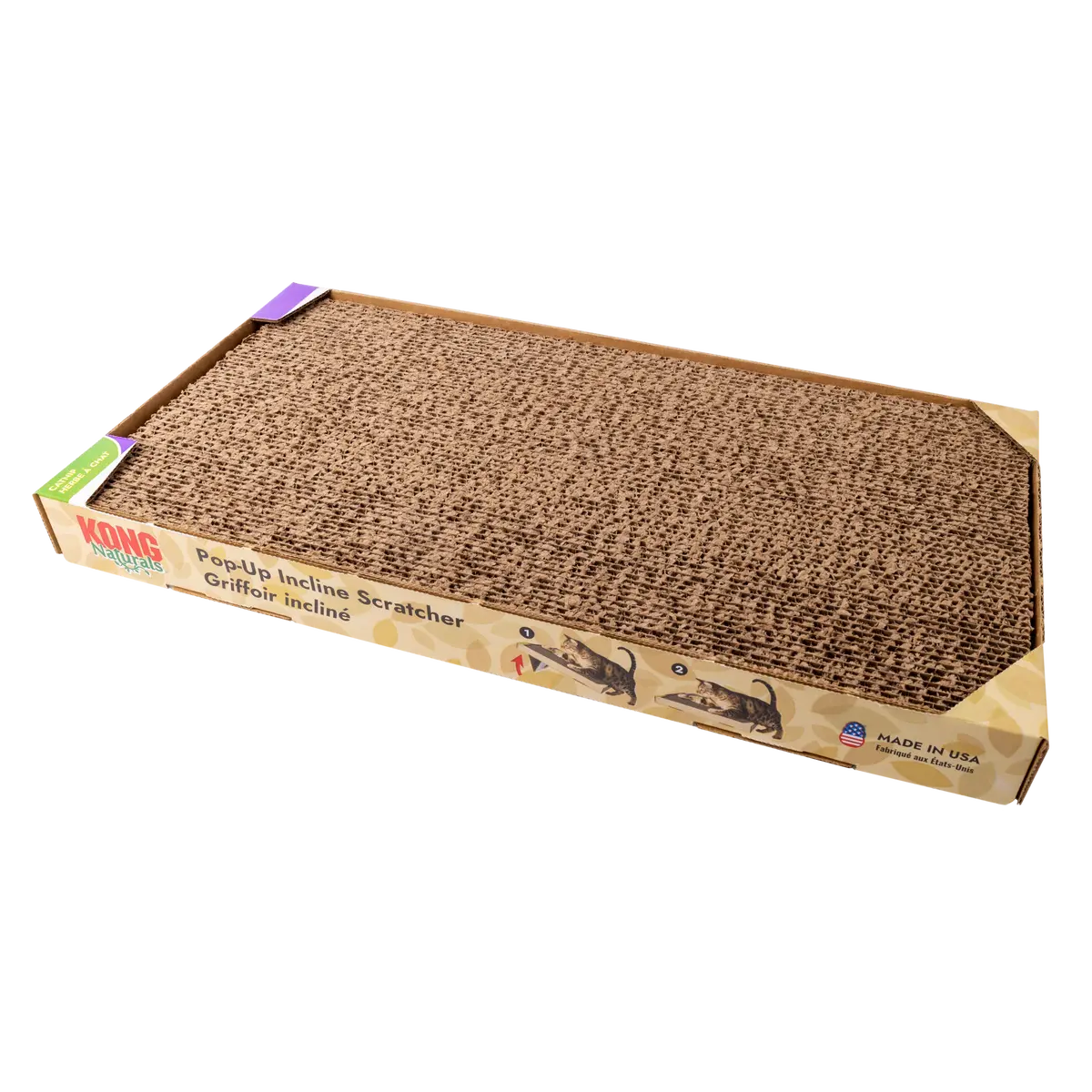 Kong Naturals® Pop-Up Incline Scratcher Cat Toy 1