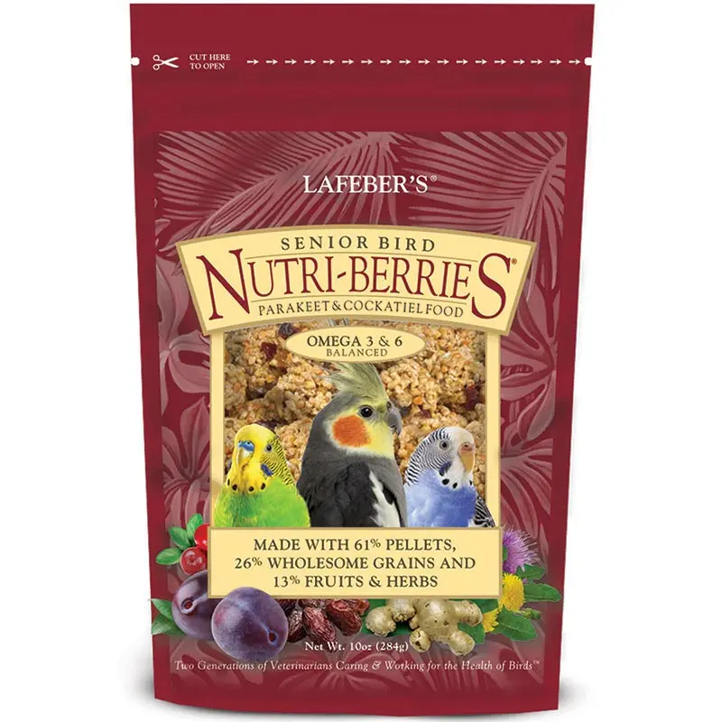 Lafeber Senior Bird Nutri-Berries For Parakeet & Cockatiel 1
