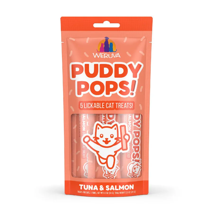 Weruva Puddy Pops Lickable Tuna & Salmon Cat Treat 1