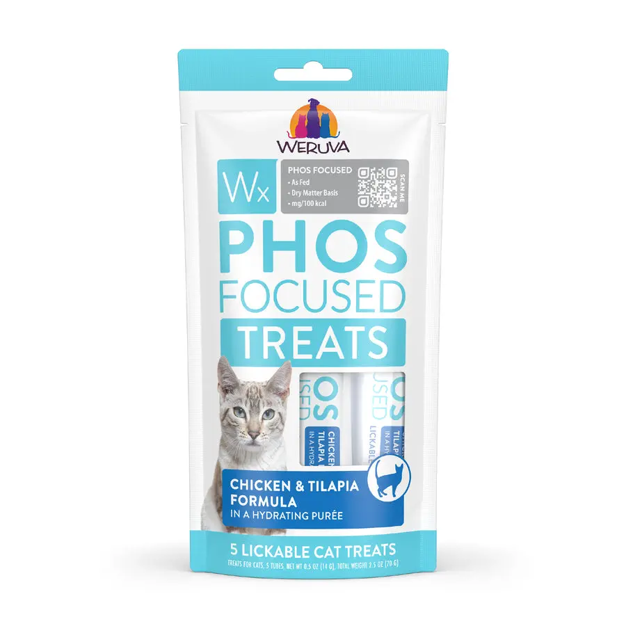 Weruva Wx Phos Focused Lickable Chicken & Tilapia Cat Treat 1