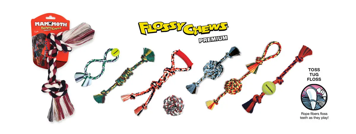 Mammoth Pet Products Mammoth® Flossy Chews® Dog Toy 1