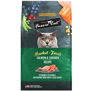 Fussie Cat Fussie Cat Market Fresh Salmon & Chicken Meal Recipe Dry Cat Food 2