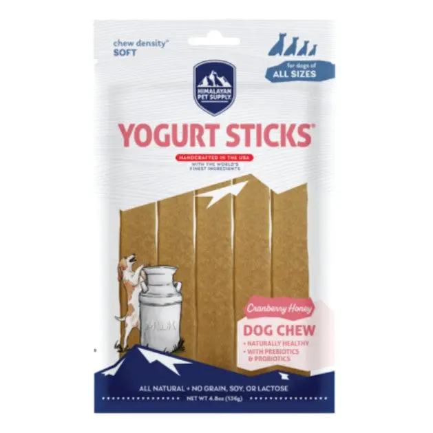 Himalayan Dog Chew Yogurt Sticks Cranberry Honey 1