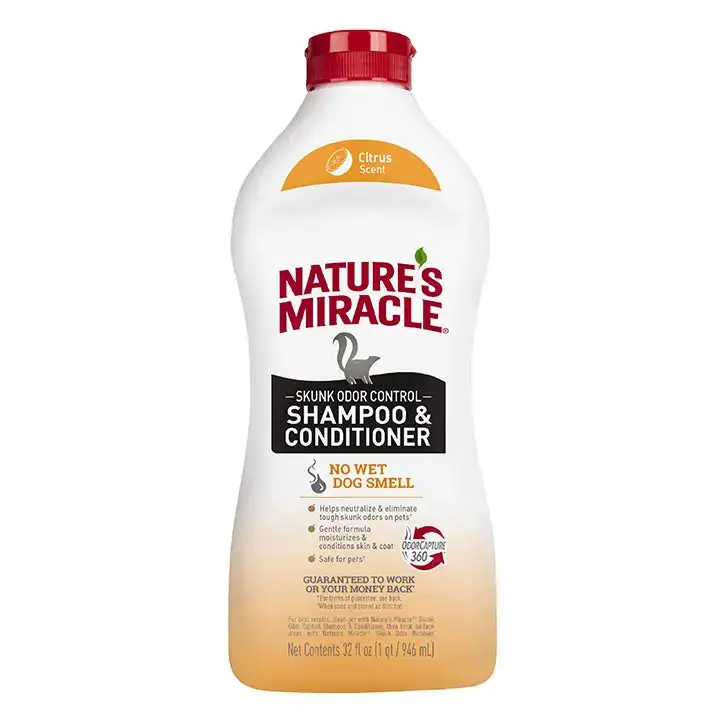 Nature's Miracle Skunk Odor Control Shampoo And Conditioner - Citrus 1