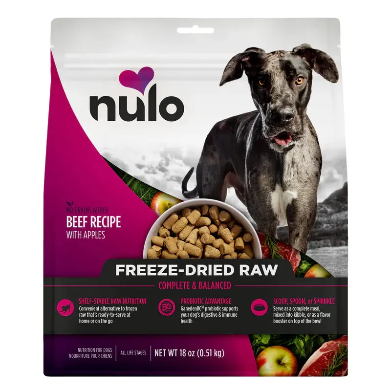 Nulo Freeze-Dried Raw Beef & Apples 1