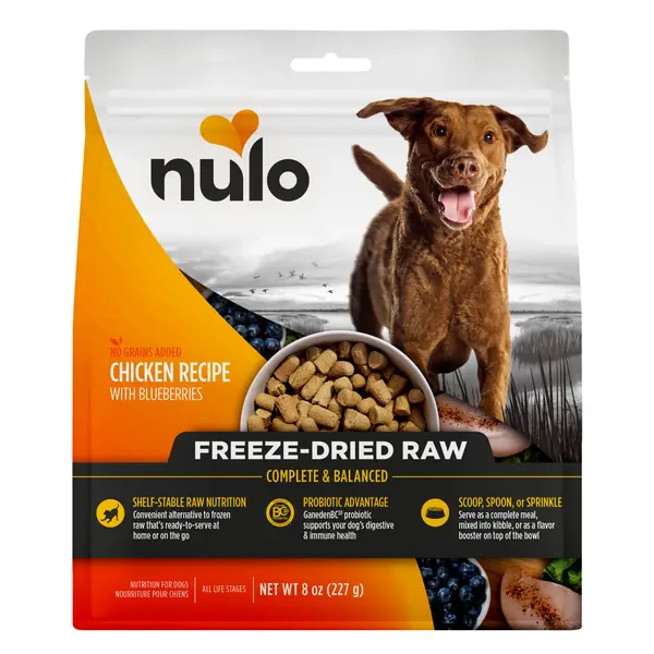Nulo Freeze-Dried Raw Chicken & Blueberries 1