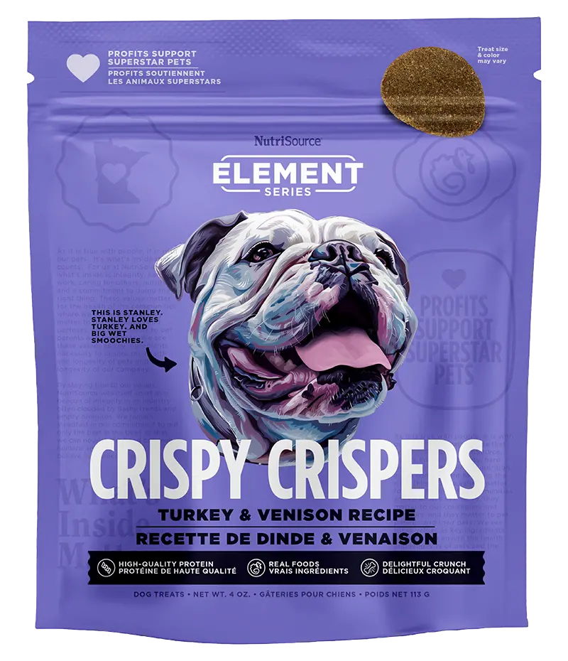 Nutrisource Turkey & Venison Crispy Crispers High Protein Dog Treats 1