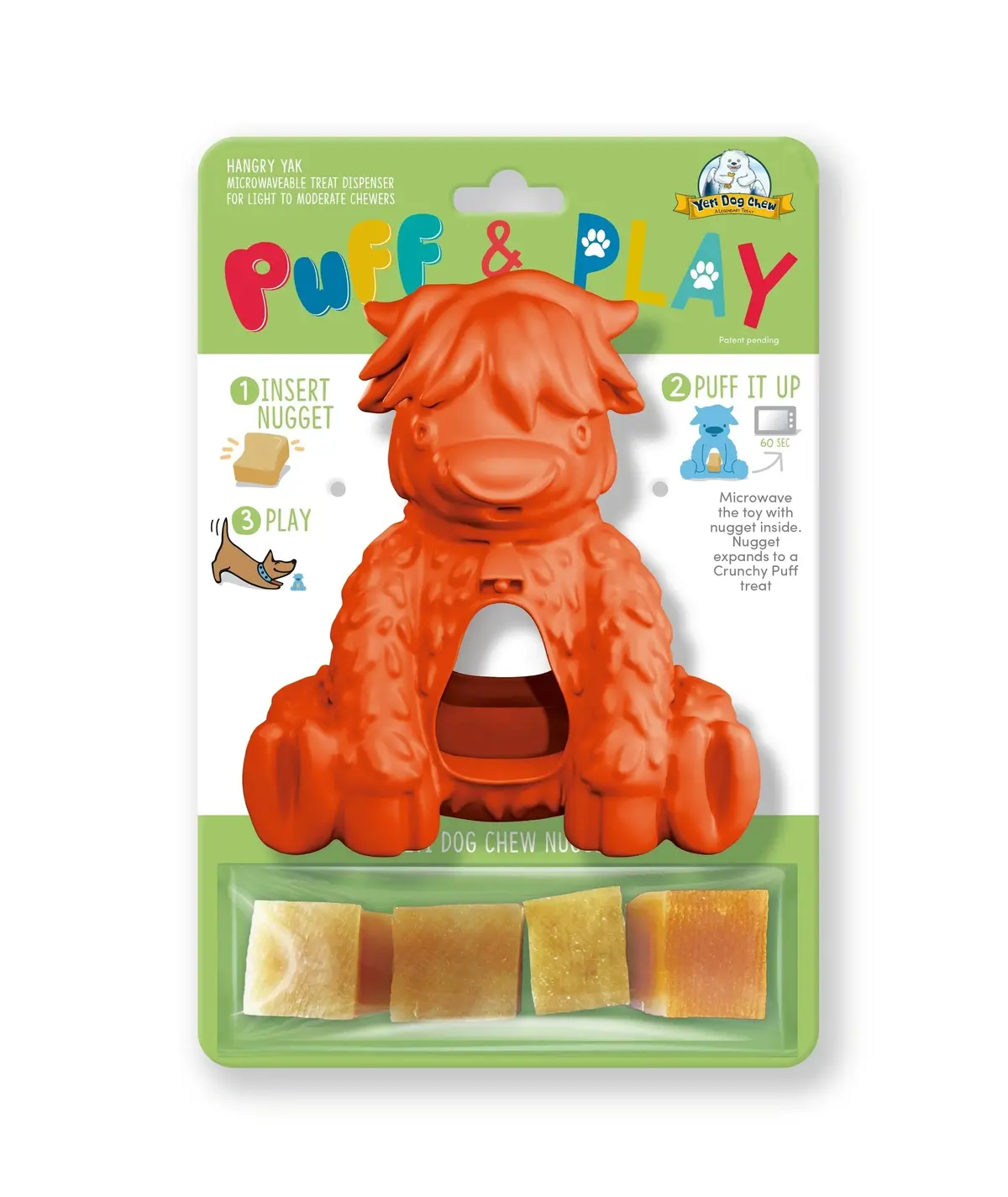 Yeti Dog Chews Yeti Yak Puff And Play Dog Toy 1