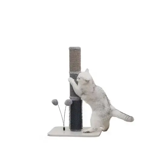 Petpals® Urbane Grey Multi-Activity Scratching Post 1