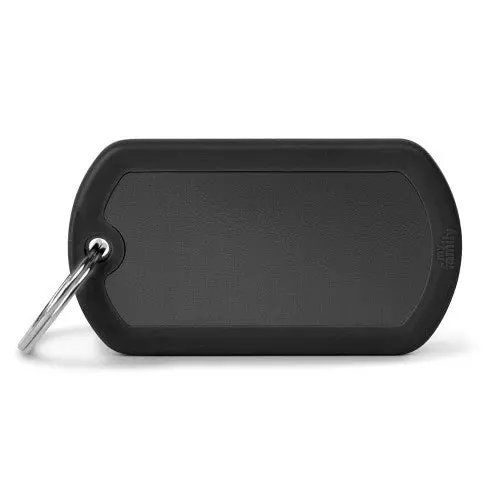 Myfamily Hushtag Big Aluminum Military Id Tag With Rubber 1