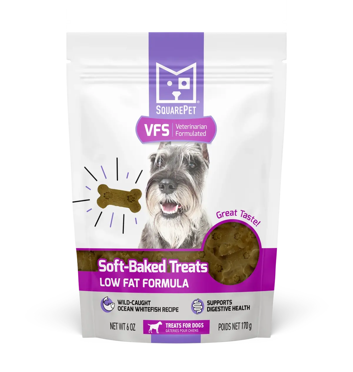 Squarepet Vfs® Low Fat Formula Soft-Baked Treats For Dogs 1