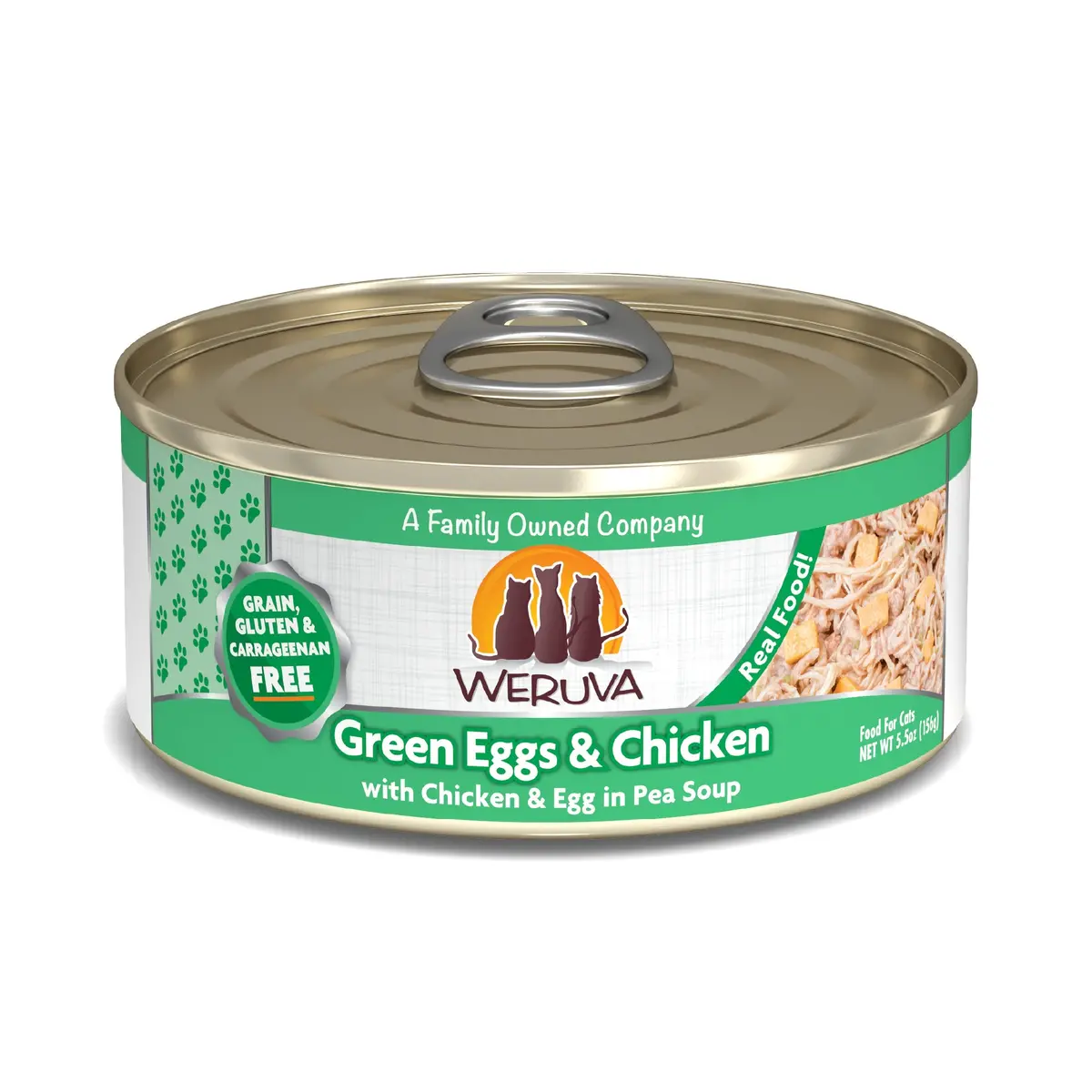 Weruva Green Eggs And Chicken Formula Canned Cat Food 1