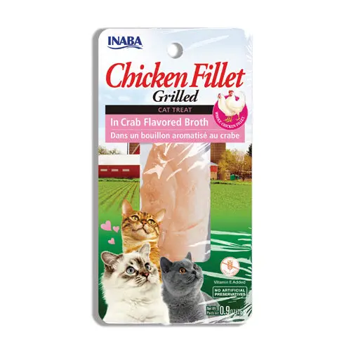 Inaba Grilled Chicken Crab Flavored Broth For Cats 1