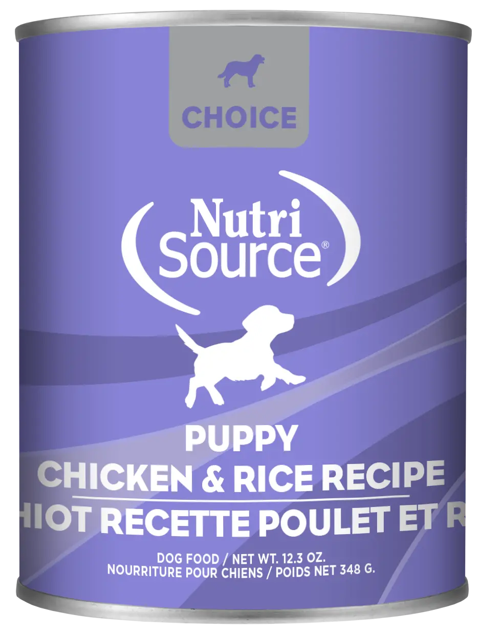 Nutrisource® Puppy Chicken & Rice Entrée Healthy Affordable Wet Dog Food 1
