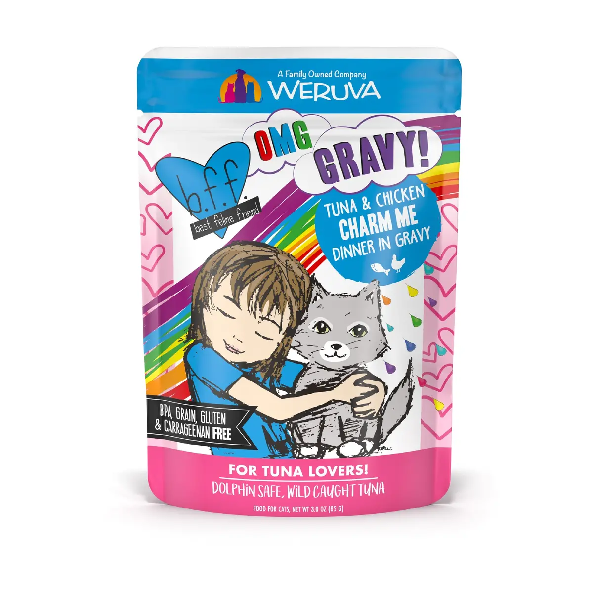 Weruva Bff Tuna & Chicken Charm Me Recipe Pouches Wet Cat Food 1