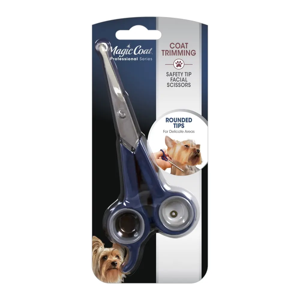 Four Paws Magic Coat® Professional Series Safety Tip Facial Scissors 1
