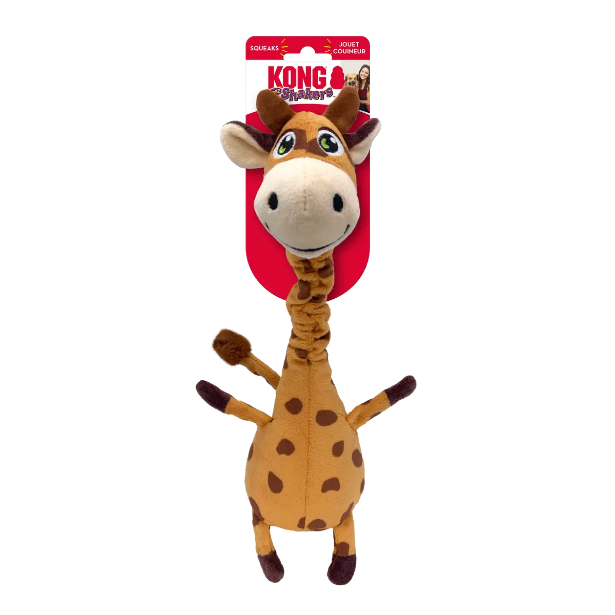 Kong Shakers Bobz Giraffe Dog Toy 1