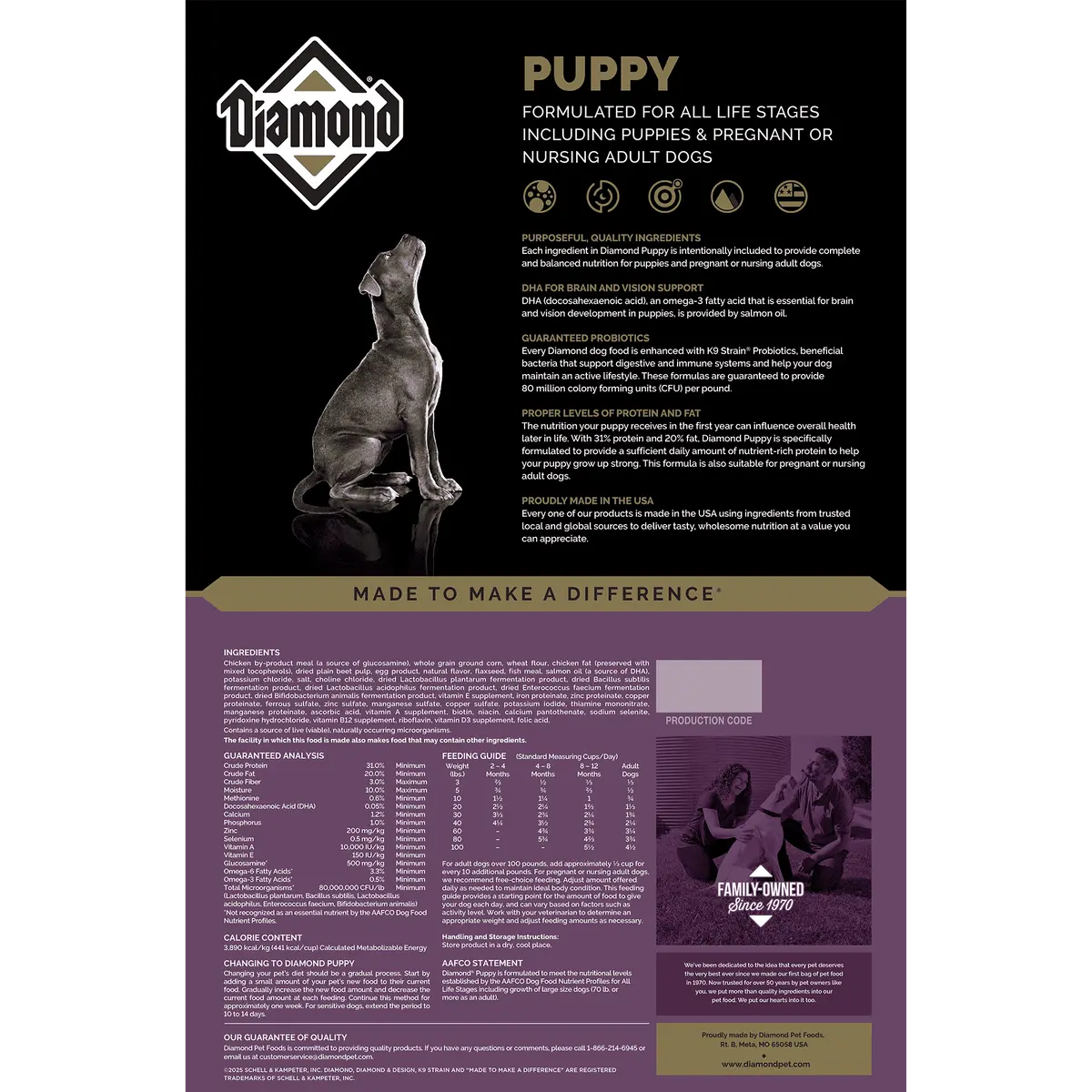 Diamond Puppy Dry Food 2