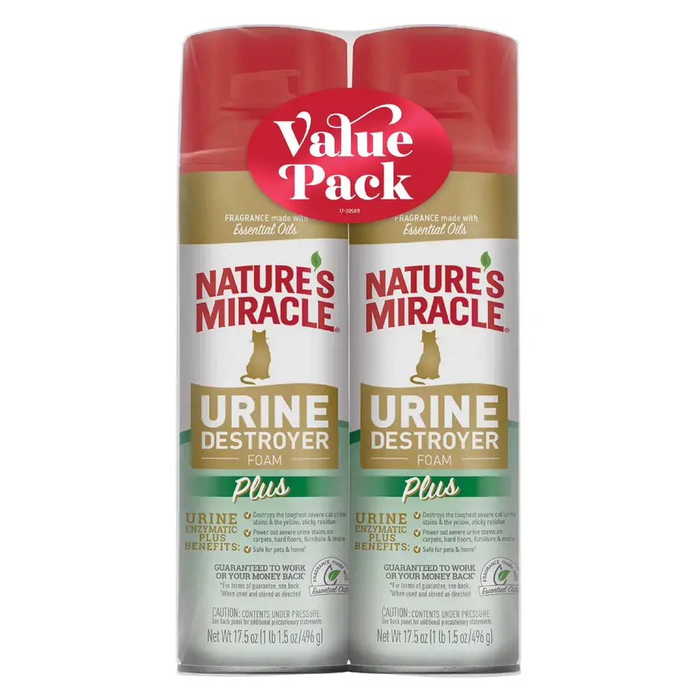 Nature's Miracle Urine Destroyer Plus For Cats - Foam 1