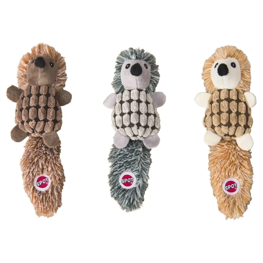 Ethical Products Lil Spots Hedgehog Assorted Dog Toy 1