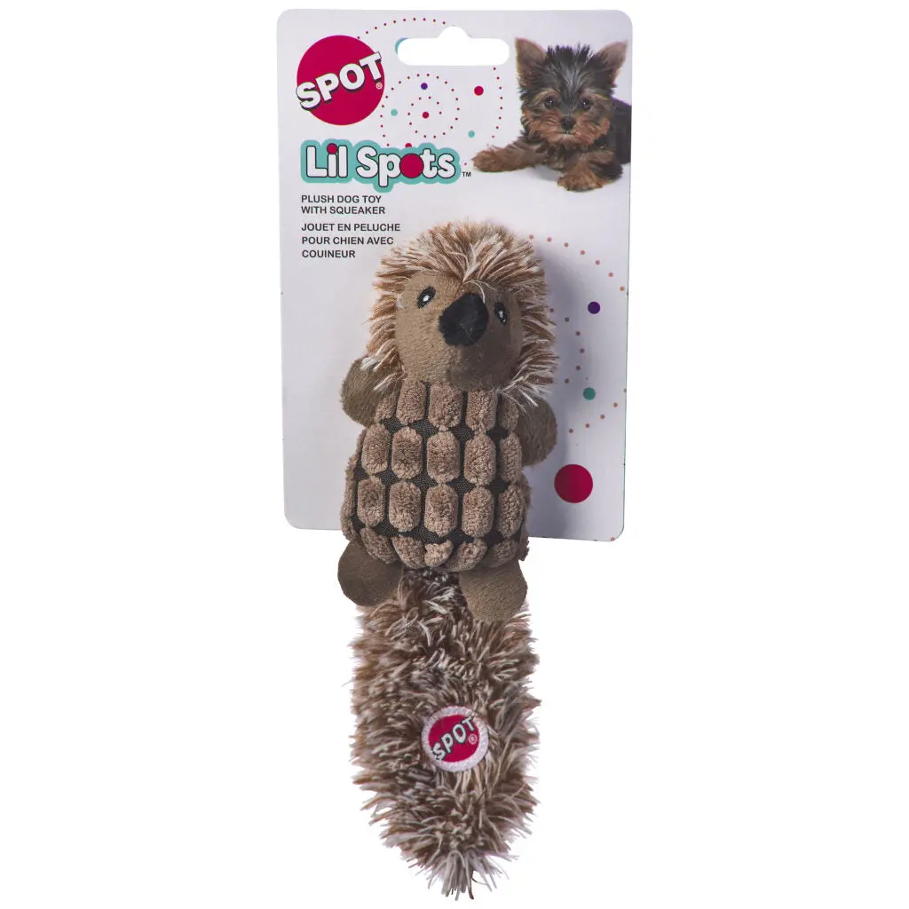 Ethical Products Lil Spots Hedgehog Assorted Dog Toy 2