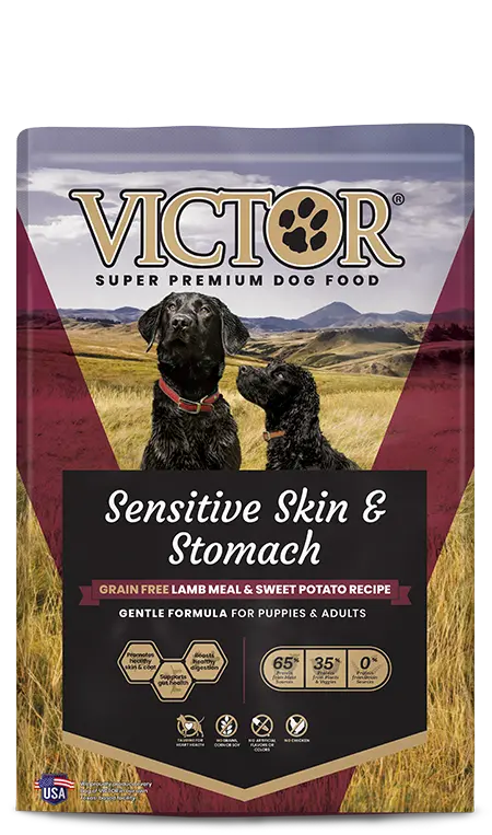 Victor Pet Sensitive Skin & Stomach Grain Free Lamb Meal & Sweet Potato Recipe Dry Dog Food 1
