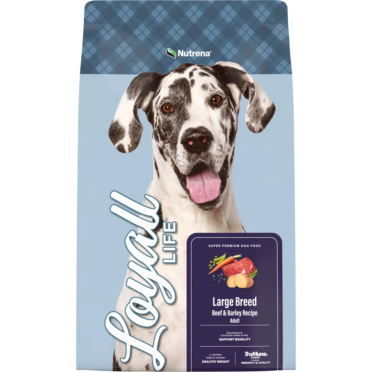 Nutrena® Loyall Life® Large Breed Beef & Barley Recipe Adult Dog Food 1
