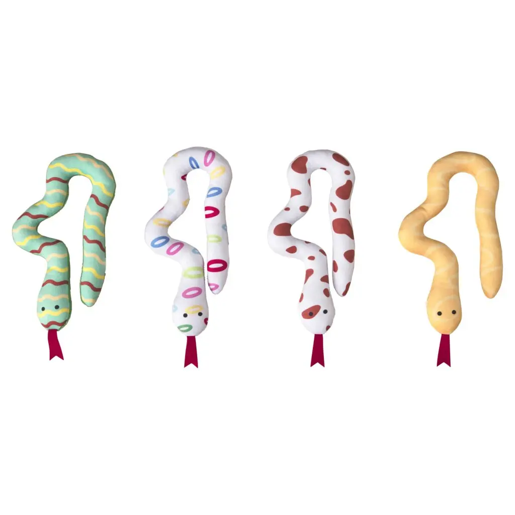 Ethical Pet Spot Squiggly Snakes Assorted Cat Toy 1