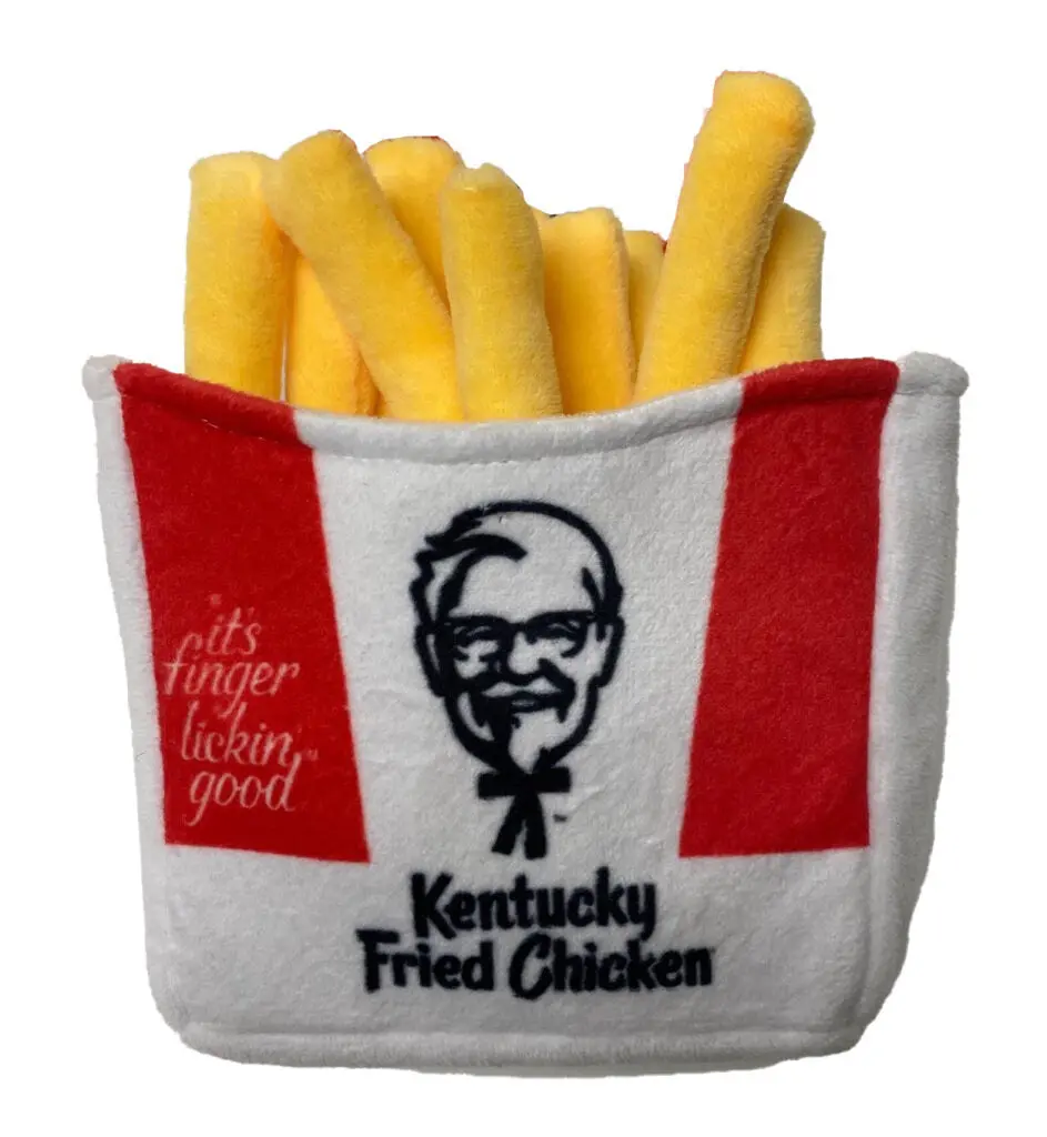 Ethical Pet Spot Kentucky Fried Chicken Plush Fries Dog Toy 1