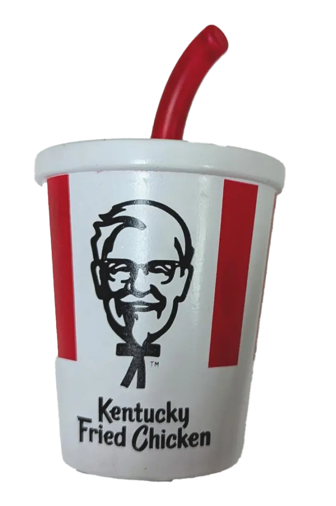 Ethical Pet Spot Kentucky Fried Chicken Vinyl Soda With Straw Dog Toy 1