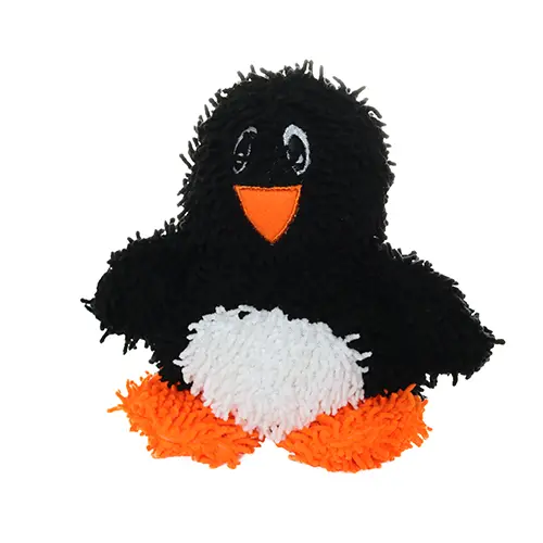 Mighty® Micro Balls Medium Penguin Black Dog Toy 1