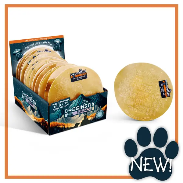Dogginstix Beef Collagen - Ufo Dog Treats 1