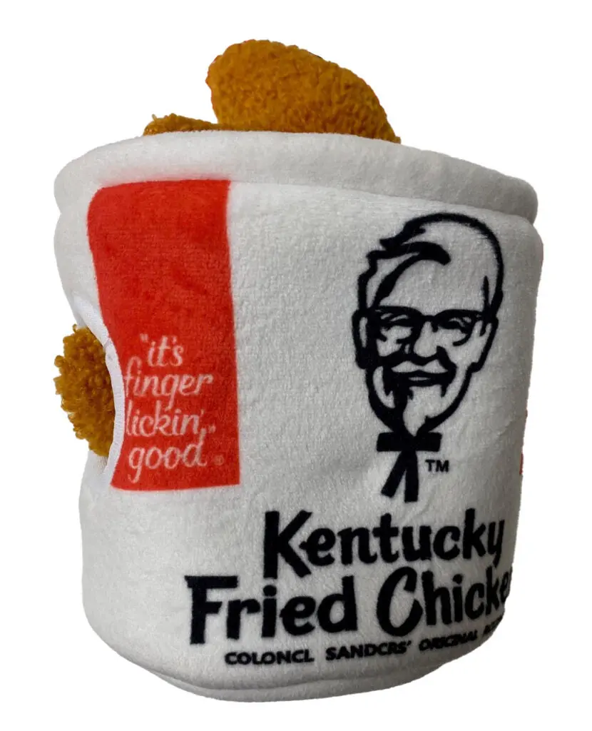 Ethical Pet Spot Kentucky Fried Chicken Plush Soft Puzzle Bucket Dog Toy 1