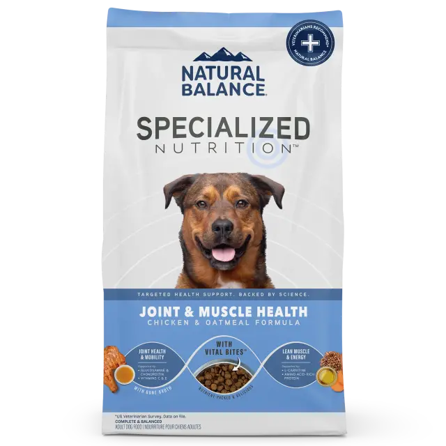Natural Balance Joint & Muscle Health Chicken & Oatmeal Formula Dry Dog Food 1